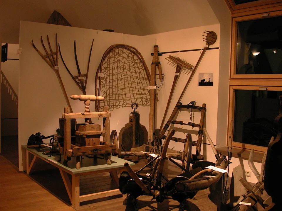 Ausstellung im Heimatmuseum in Arzberg im Naturpark Almenland.