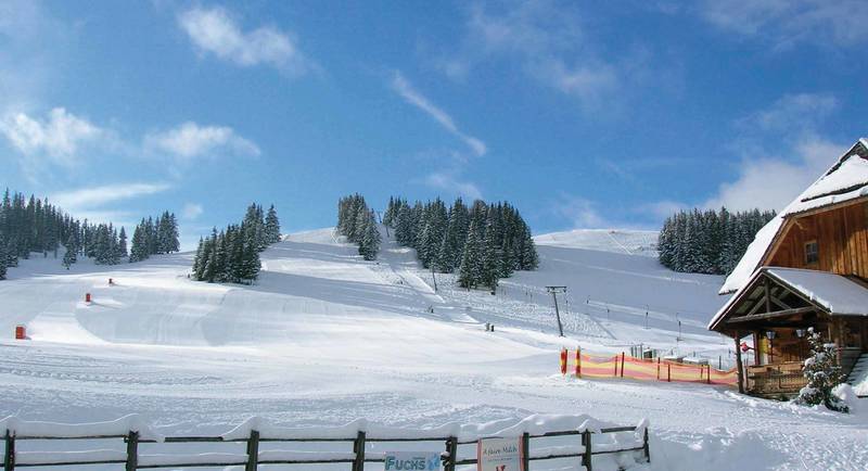 Ski piste at the Pirstingerkogel lift