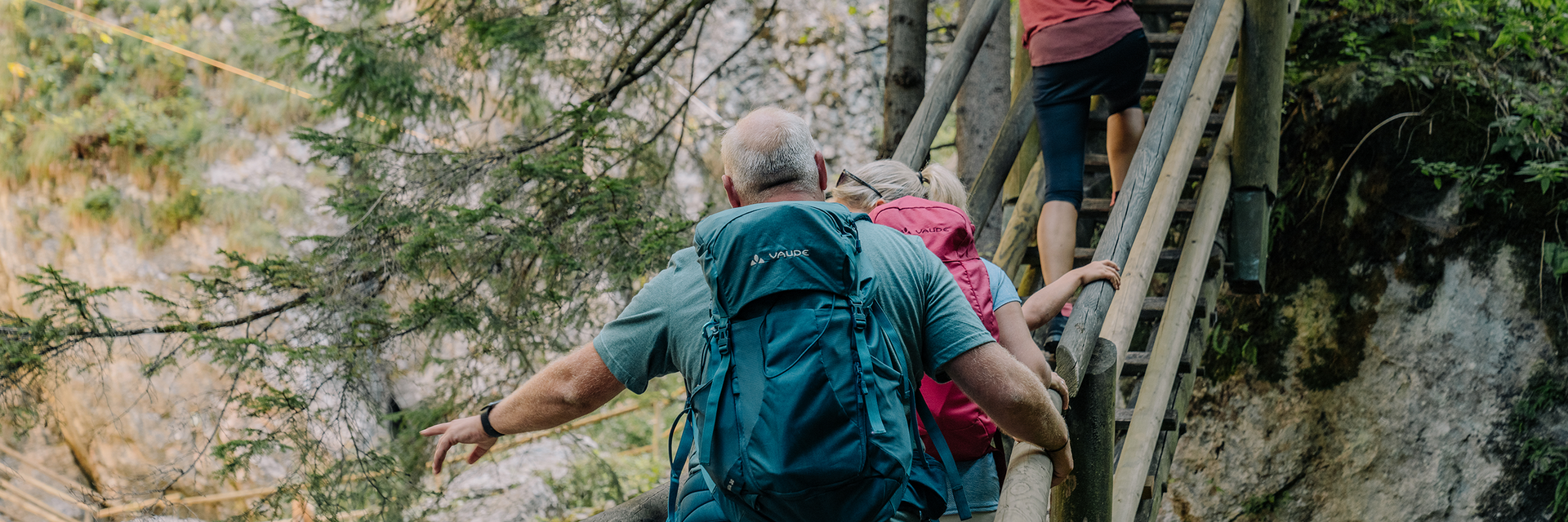 Schwierige Wanderung durch die Bärenschützklamm.