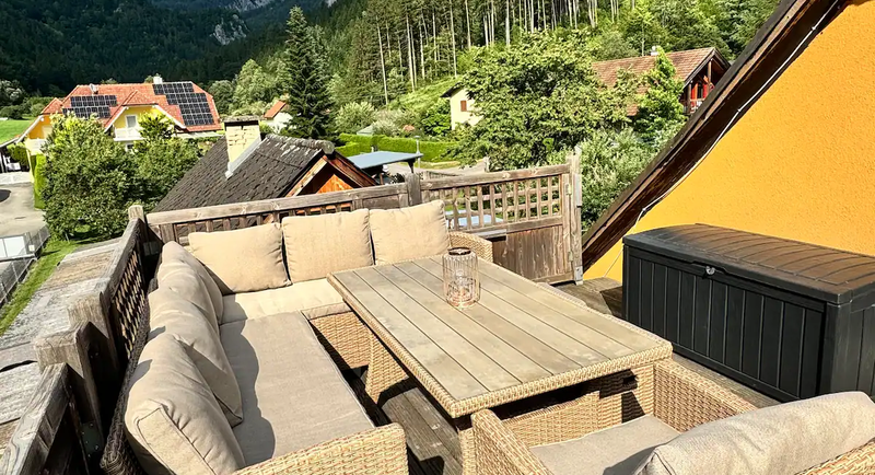 Balkon Ferienwohnung Mixnitz-Bärenschützklamm