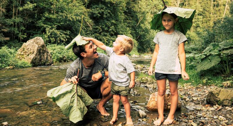 Familie in der Raabklamm