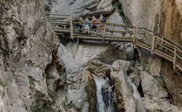 Wasserfall in der Bärenschützklamm