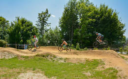 Pumptrack-Anlage in Passail.