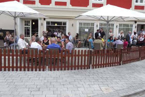 Almcafe directly on the market square Passail