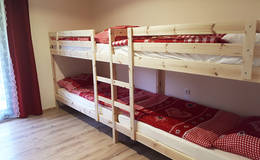 Stockbettzimmer im Ferienhaus