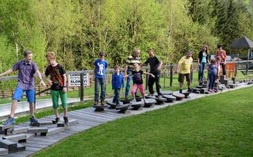 Bewegungselemente im Motorikpark