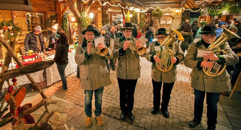 Weihnachtsbläser am Christkindlmarkt Teichalm