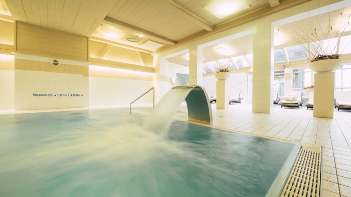 Hallenbad im Vital Hotel Styria.