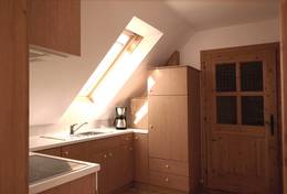 Ferienwohnung Raczkowski Appartement Forstwald Küche