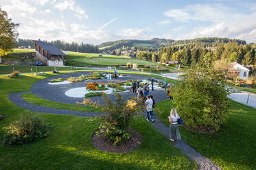 Kräutergarten beim Kräftereich in St. Jakob. Kräutergarten beim Kräftereich in St. Jakob.