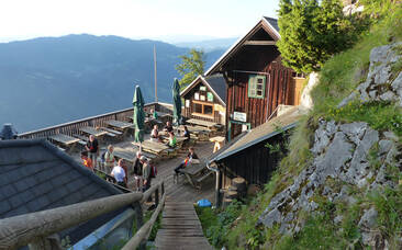 Terrasse bei der Raststation Steirischer Jockl