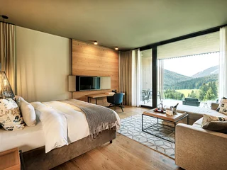 Zimmer im Almdesign beim Almwellness Hotel Pierer