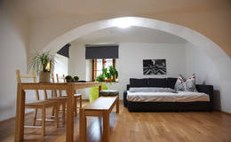 Schlafsofa in der Ferienwohnung Raabklamm