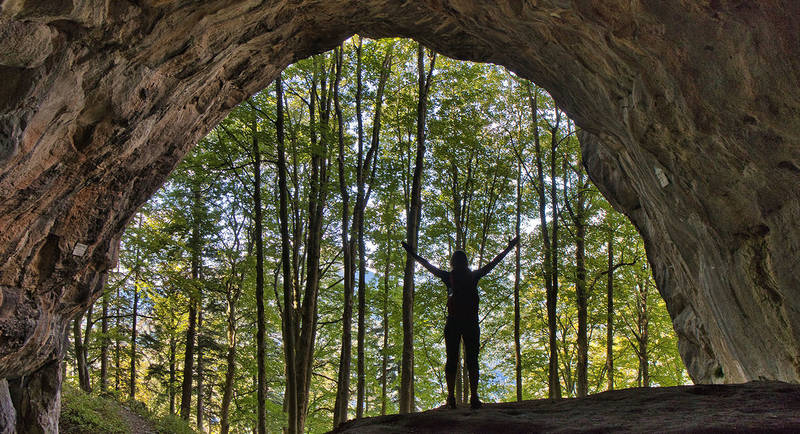 Drachenhöhle Ausblick Foto WEGES
