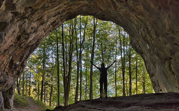 Drachenhöhle Ausblick Foto WEGES