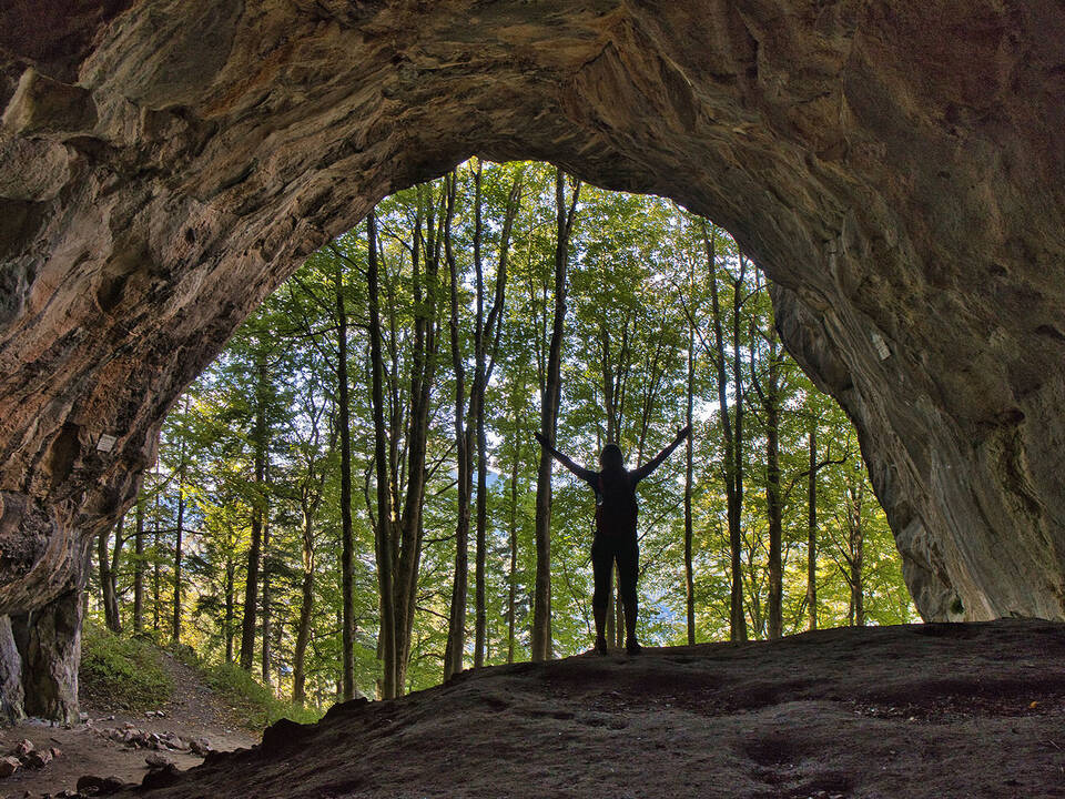 Drachenhöhle Ausblick Foto WEGES