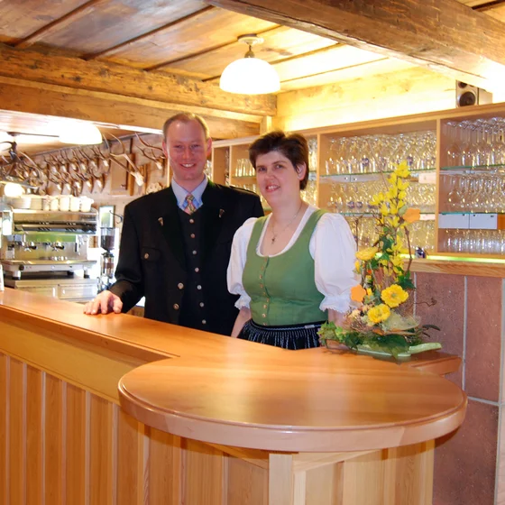 Die Gastgeber im GH Unterberger