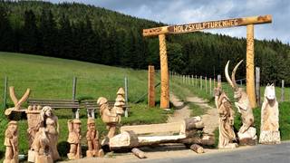 Holzskulpturenweg Nechnitz Gschaid Wandern