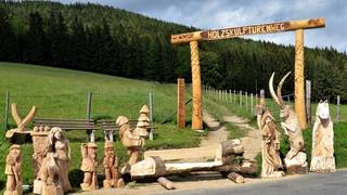 Holzskulpturenweg / Nechnitz / Wandern