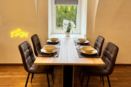 Esszimmer in der Ferienwohnung