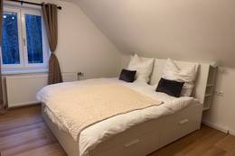 Schlafzimmer im Haus Wildblick