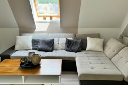 Wohnzimmer in der Ferienwohnung