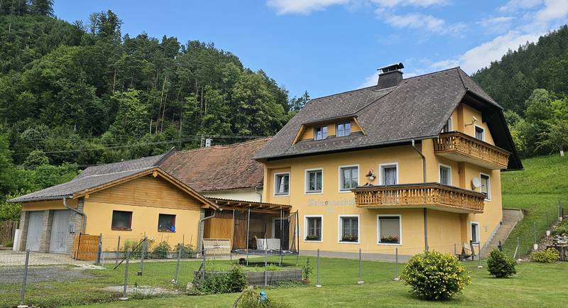 Außenansicht der Ferienwohnung Gabraunerhof in Pernegg an der Mur
