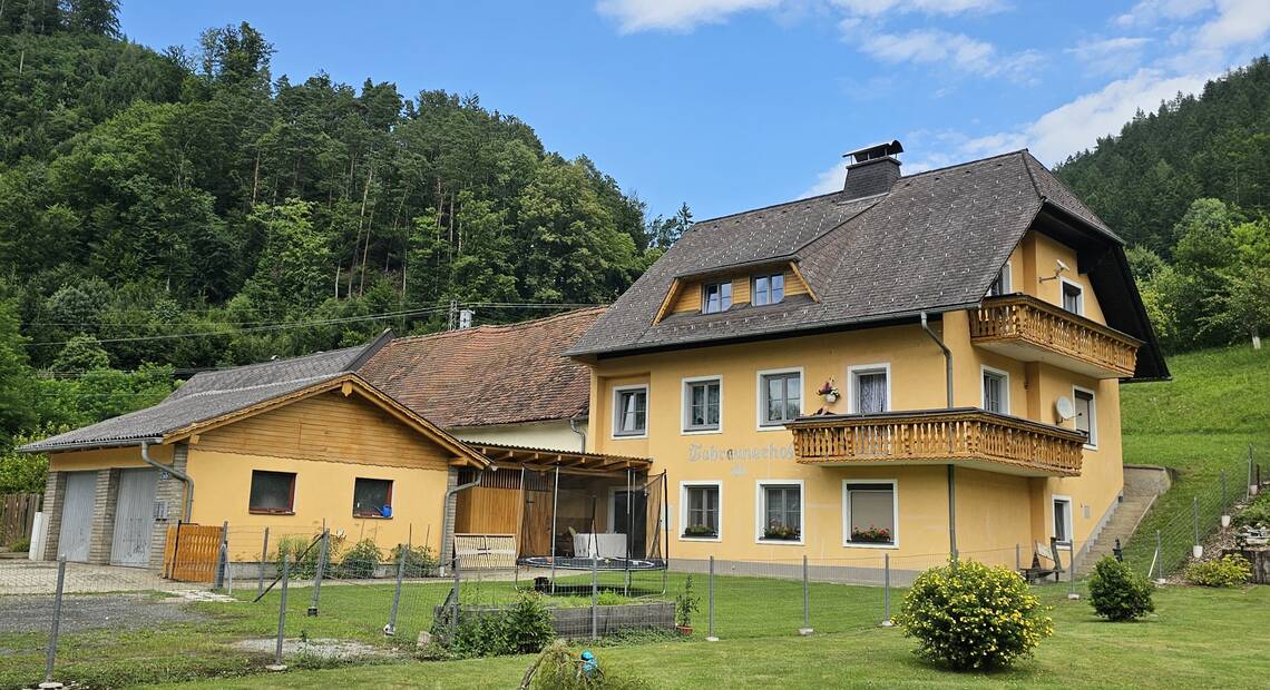 Außenansicht der Ferienwohnung Gabraunerhof in Pernegg an der Mur Außenansicht der Ferienwohnung Gabraunerhof in Pernegg an der Mur