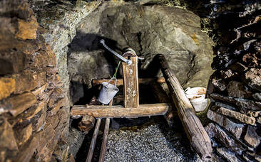 Alte Geräte im Silberbergwerk Arzberg