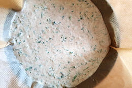 Löwenzahn Kuchen Teig