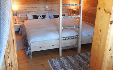 Schlafzimmer in der Ostermannhütte Schlafzimmer in der Ostermannhütte