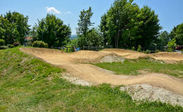 Pumptrack-Anlage in Passail.