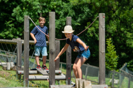 Kinder im Motorikpark Koglhof im Naturpark Almenland