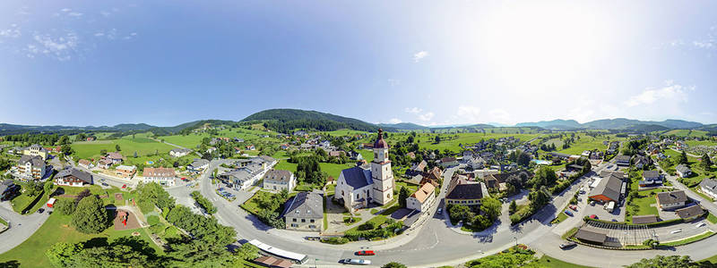 Ortspanorama Fladnitz an der Teichalm