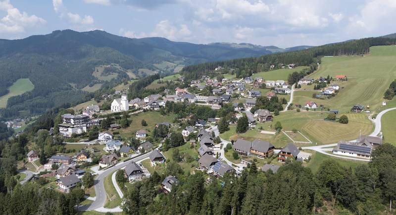 Ortsbild  der Gemeinde St. Kathrein am Offenegg im Naturpark Almenland, © Oststeiermark Tourismus, Kurt Elmleitner