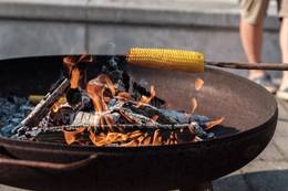 Woaz braten beim Happerl Essen