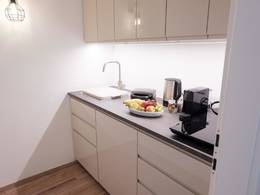 Küchenzeile in der Ferienwohnung.