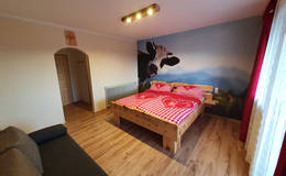 Schlafzimmer im Ferienhaus Brenner