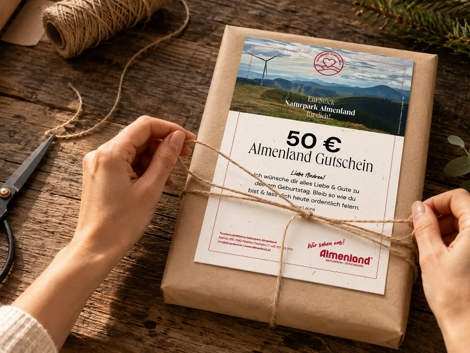 Online Gutschein für eine schnelle Geschenke-Lösung.
