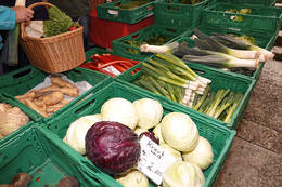 Frische Lebensmittel am Bauernmarkt Weiz
