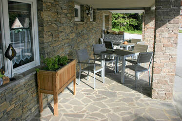 Terrasse beim Kornreitherhaus
