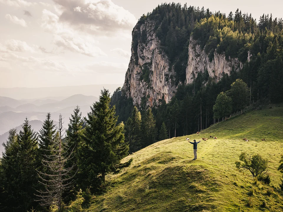 Wanderung zur Roten Wand im Naturpark Almenland.