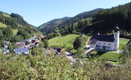 Ortsbild Gasen im Naturpark Almenland