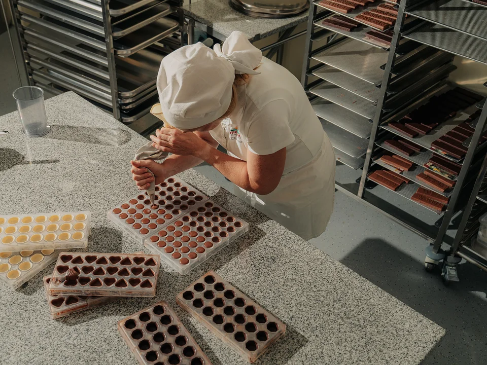 Pralinenproduktion bei Claudia Schellnegger in Passail.