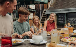 Enjoy a cozy meal with the whole family