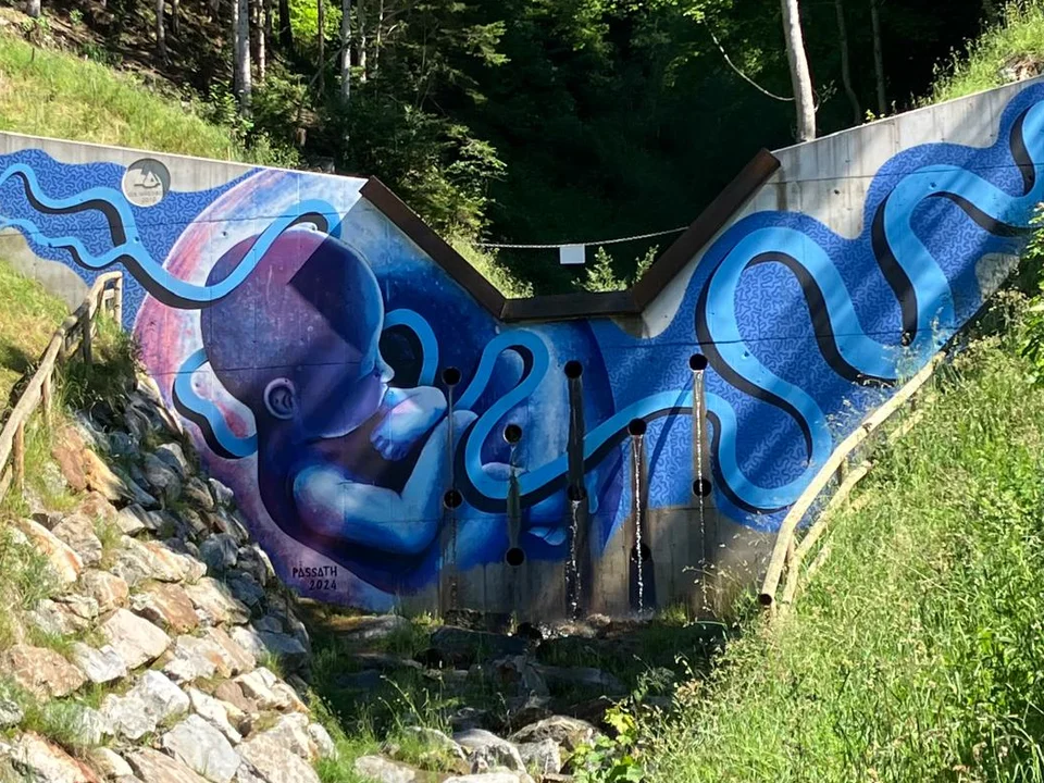 Ein Kunstwerk direkt am Erlebnisweg in Gasen.