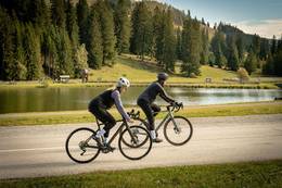 Radfahren am Teichalmsee im Naturpark Almenland