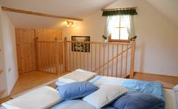 Das Zimmer in der Almhütte Huber