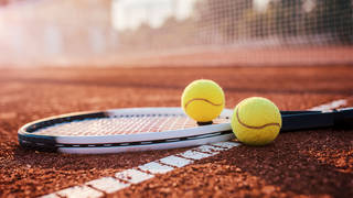 Playing Tennis at holidays in styria