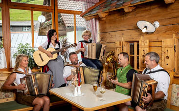 Musikanten im Cafe